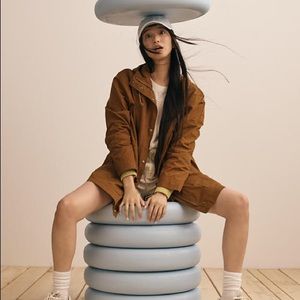 Madewell Anorak Rain Coat Sz S